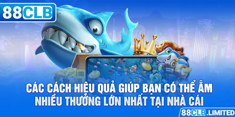 Các cách hiệu quả giúp bạn có thể ẵm nhiều thưởng lớn nhất tại nhà cái